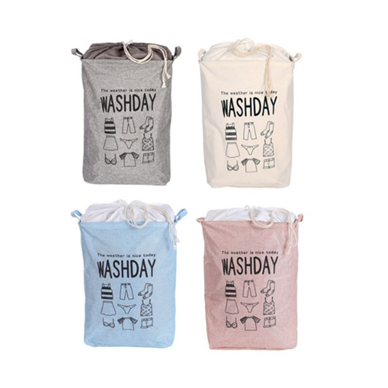 Сгъваема кутия за съхранение на памучно бельо Кошница за съхранение на мръсни дрехи Кошница за пране Разни бельо Кошница за сортиране на играчки за хляб