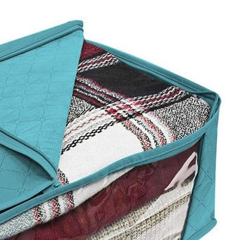 MICCK 3PCS Quilt Clothes Storage Bag Нетъкана влагоустойчива чанта за съхранение на дрехи Одеяло Quilt Сгъваем органайзер за дрехи
