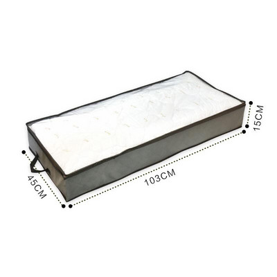 Ágy alatti tároló fiók rendszerező Nem szőtt tárolódoboz Ruházat takarók Cipő Elválasztó Tartály Paplantáskák Tartó Szervező