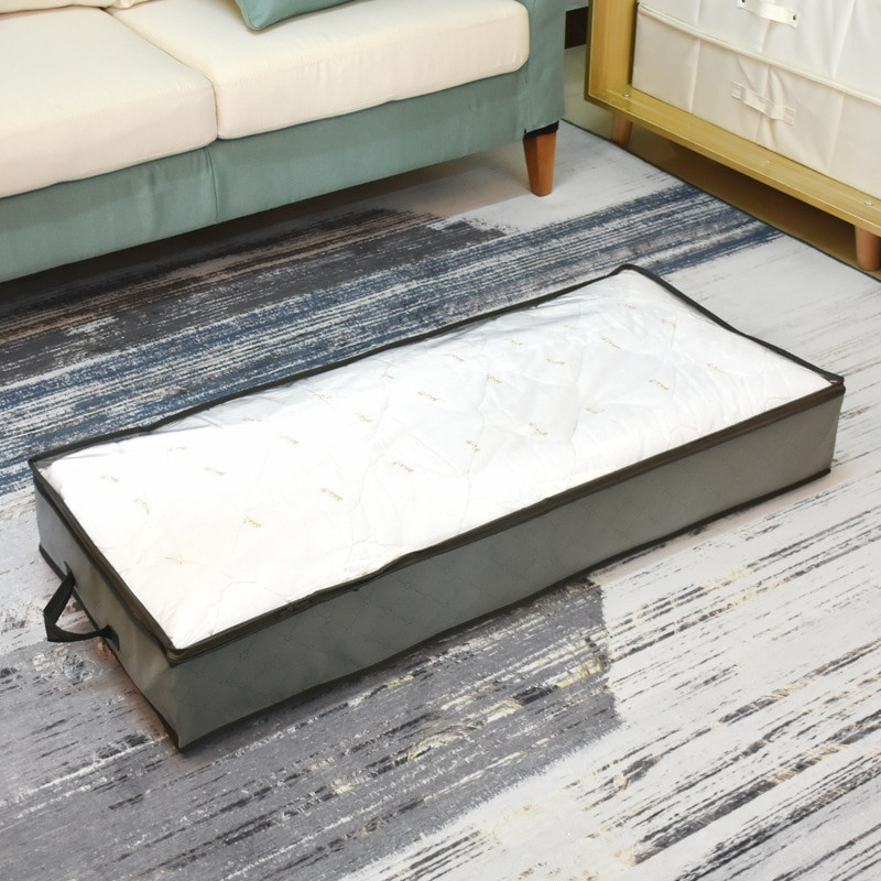 Ágy alatti tároló fiók rendszerező Nem szőtt tárolódoboz Ruházat takarók Cipő Elválasztó Tartály Paplantáskák Tartó Szervező