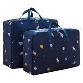 Buitinės antklodės pagalvės drabužių laikymo krepšys, didelės talpos sulankstomas vandeniui atsparus bagažo krepšys.