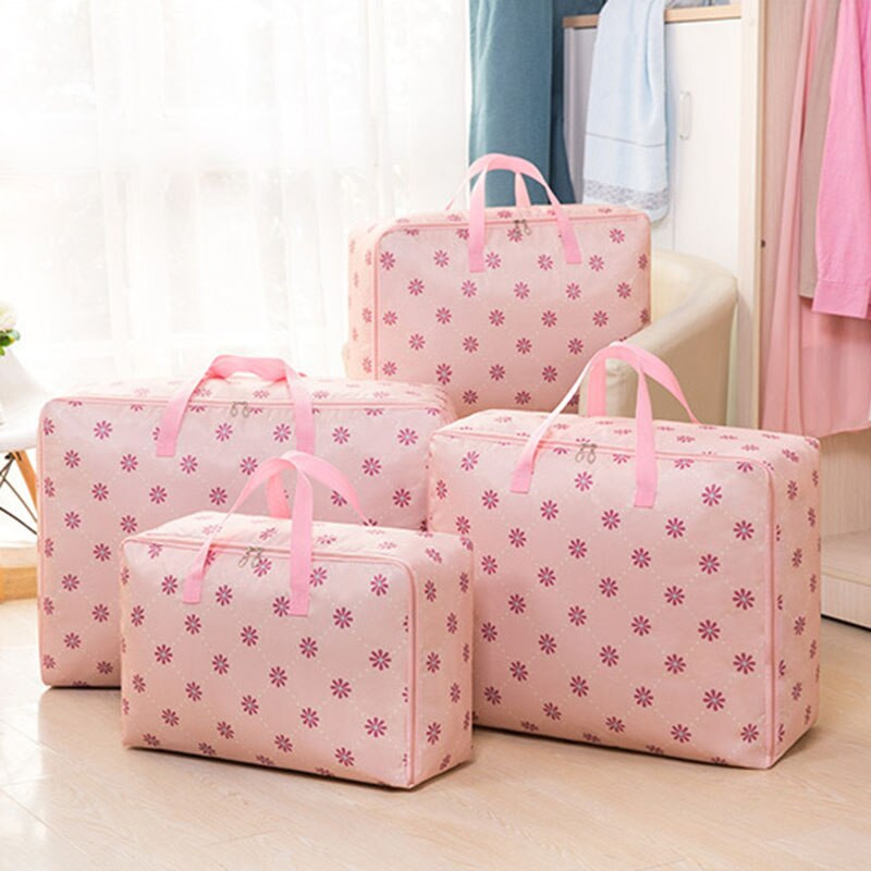 Buitinės antklodės pagalvės drabužių laikymo krepšys, didelės talpos sulankstomas vandeniui atsparus bagažo krepšys.