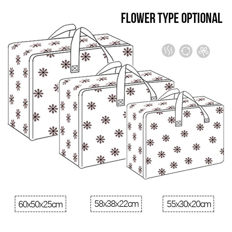 Buitinės antklodės pagalvės drabužių laikymo krepšys, didelės talpos sulankstomas vandeniui atsparus bagažo krepšys.