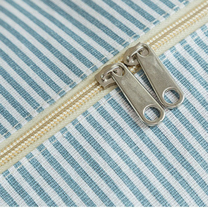 Mėlyna juostelė spintos laikymo krepšiai Nešiojami bagažo laikikliai Drabužiai Apdailos krepšys Antklodė Pakuotės Dėklas Patvari rankinė su užtrauktuku