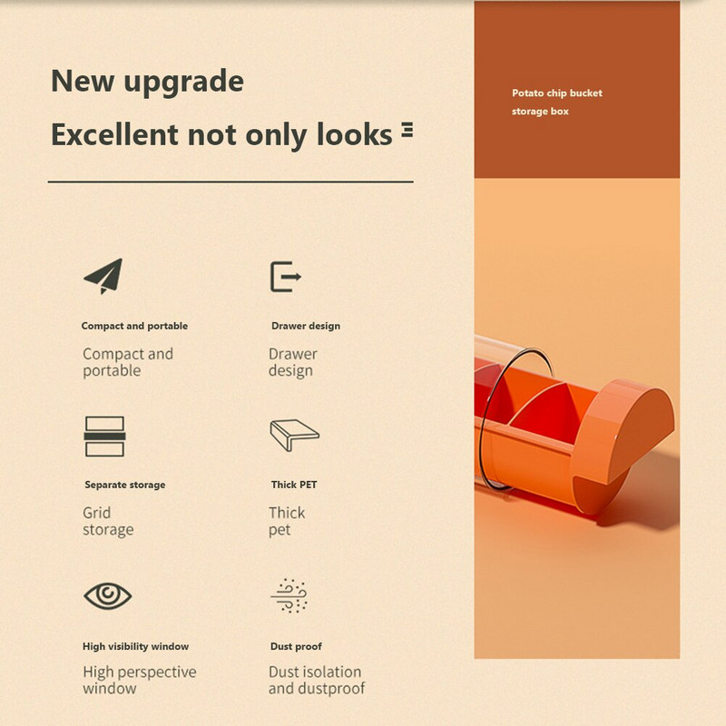 Cutie de depozitare pentru lenjerie de corp tip sertar Sosete Organizator de depozitare pentru chiloți 6 celule Cutie de depozitare pentru dulap cu sertar transparent pentru acasă