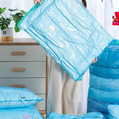 Nereikia siurblių vakuuminių maišelių Dideli plastikiniai laikymo maišeliai drabužiams laikyti antklodės kompresiniai tuščių maišelių dangčiai kelionių priedai