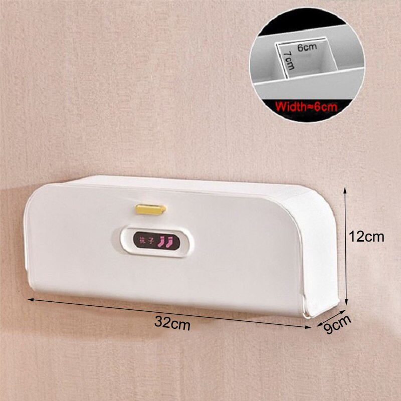 Fehérnemű tároló doboz Falra szerelhető hálószoba zokni tároló doboz Ruhásszekrény Függő fehérnemű-rendező fedővel Szekrényrendező