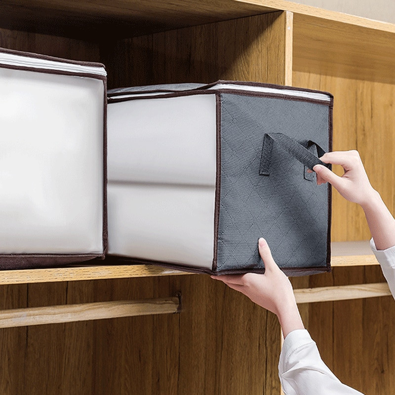 Kokkupandav lohutav hoiukott Kodumajapidamises kasutatav tolmukindel laustekk hoiukott riiete hoiukarp Rinnahoidja sokid riidekapi korraldaja