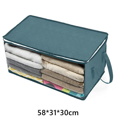 Neaustinis laikymo krepšys Buitinės antklodės laikymo dėžutės Tvarkyklės drabužiams Spintos Tvarkyklės Krepšiai Drėgmei atsparus dulkėms