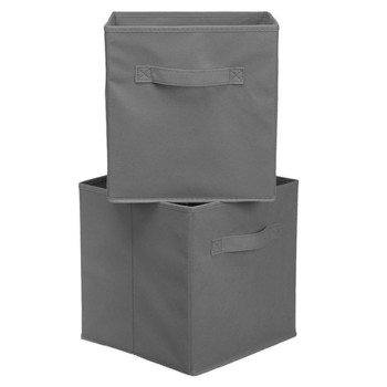 Кутия за съхранение от нетъкан текстил Сгъваем органайзер с дръжка за домашен шкаф
