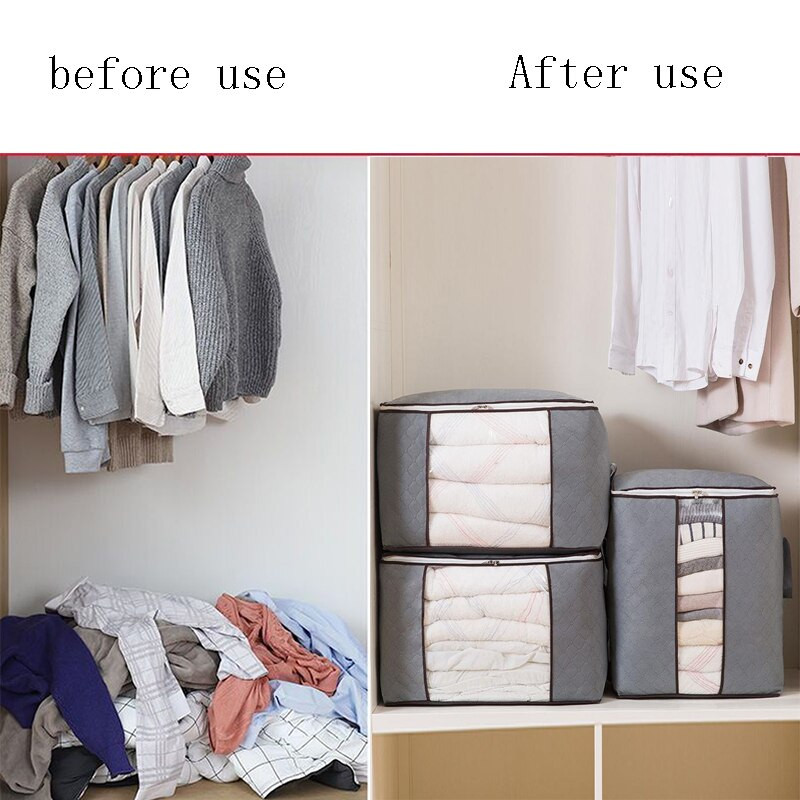 Geantă de depozitare pentru pilota extra mare, cutie de depozitare pentru fereastră vizibilă rezistentă la praf și umiditate, cu capac, cutie pliabilă pentru depozitarea hainelor