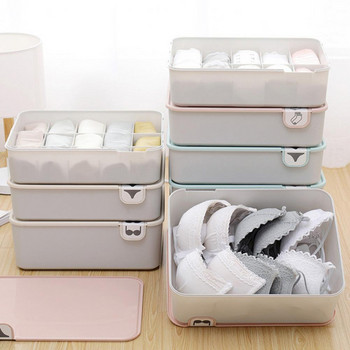 Модерна кутия за бельо Дълготраен органайзер за бельо Сгъваема миеща се кутия за чорапи Органайзер за гардероб за домашни консумативи