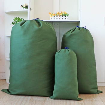 Τσάντες βαρέως τύπου, εξαιρετικά μεγάλες κινούμενες τσάντες τσάντα αποθήκευσης με κουβέρτα με κουβέρτα από πάνινο πάνινο, ανθεκτικό στη σκόνη