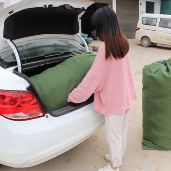 Тежкотоварни изключително големи чанти за преместване Удебелена платнена прахоустойчива чанта за съхранение на шнурове Чанта за съхранение на издръжливо одеяло за дрехи