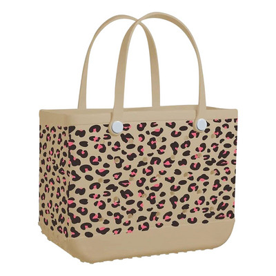 Geantă de plajă extra mare Coș EVA de vară pentru femei Geantă de plajă din silicon cu găuri Geanta respirabilă Coș de depozitare pentru cumpărături