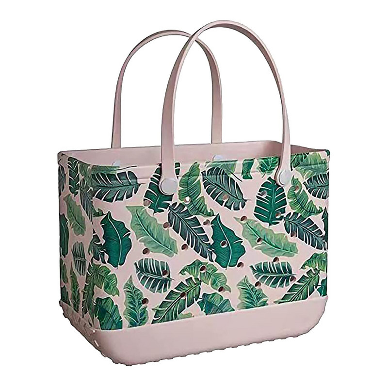 Geantă de plajă extra mare Coș EVA de vară pentru femei Geantă de plajă din silicon cu găuri Geanta respirabilă Coș de depozitare pentru cumpărături