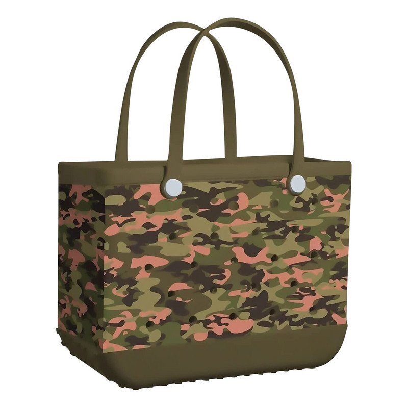 Geantă de plajă extra mare Coș EVA de vară pentru femei Geantă de plajă din silicon cu găuri Geanta respirabilă Coș de depozitare pentru cumpărături