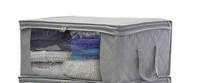 Organizator de dulap cuvertură pliabilă, dulap rezistent la praf, cutie de depozitare nețesute de mare capacitate, haine, jucării, accesorii pentru casă, organizator