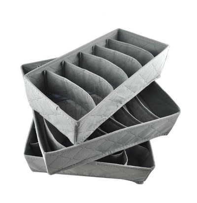 3 bucăți de cutii de depozitare nețesute pentru șosete cu șnur, pantaloni scurți, lenjerie intima, sutiene, sertare cu capac, separator, organizator pentru lenjerie