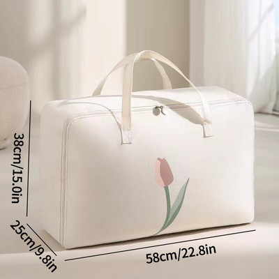 Geantă mare de depozitare a hainelor Organizator dulap Oxford Geantă matlasată pliabilă Pătură rezistentă la apă Organizator plapumă Organizator dulap