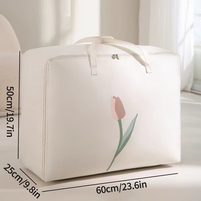 Geantă mare de depozitare a hainelor Organizator dulap Oxford Geantă matlasată pliabilă Pătură rezistentă la apă Organizator plapumă Organizator dulap