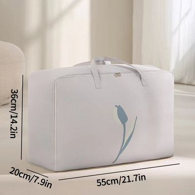 Geantă mare de depozitare a hainelor Organizator dulap Oxford Geantă matlasată pliabilă Pătură rezistentă la apă Organizator plapumă Organizator dulap