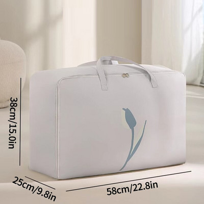 Geantă mare de depozitare a hainelor Organizator dulap Oxford Geantă matlasată pliabilă Pătură rezistentă la apă Organizator plapumă Organizator dulap