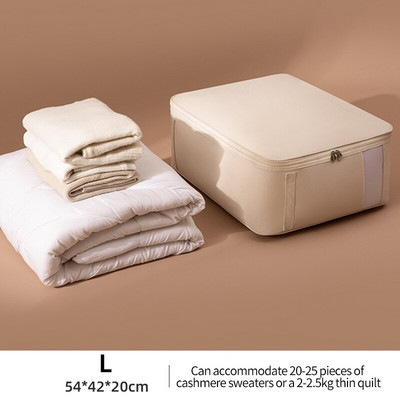 Geantă mare de depozitare a hainelor Organizator dulap Oxford Geantă matlasată pliabilă Pătură rezistentă la apă Organizator plapumă Organizator dulap