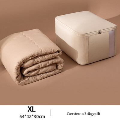 Geantă mare de depozitare a hainelor Organizator dulap Oxford Geantă matlasată pliabilă Pătură rezistentă la apă Organizator plapumă Organizator dulap