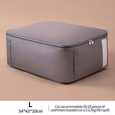 Geantă mare de depozitare a hainelor Organizator dulap Oxford Geantă matlasată pliabilă Pătură rezistentă la apă Organizator plapumă Organizator dulap