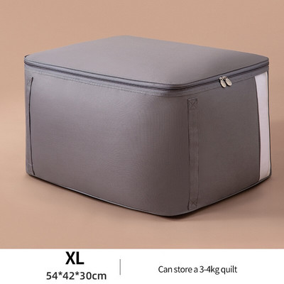 Geantă mare de depozitare a hainelor Organizator dulap Oxford Geantă matlasată pliabilă Pătură rezistentă la apă Organizator plapumă Organizator dulap