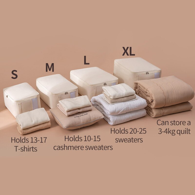 Geantă mare de depozitare a hainelor Organizator dulap Oxford Geantă matlasată pliabilă Pătură rezistentă la apă Organizator plapumă Organizator dulap