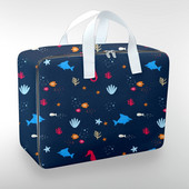 Παπλωματοθήκη ρούχων Τσάντα αποθήκευσης Oxford Υφασμάτινη Οργάνωση σπιτιού Θήκη κουβέρτας με προστασία από τη σκόνη Organizer κάτω από το κρεβάτι Συσκευασία Τσάντες Ντουλάπα