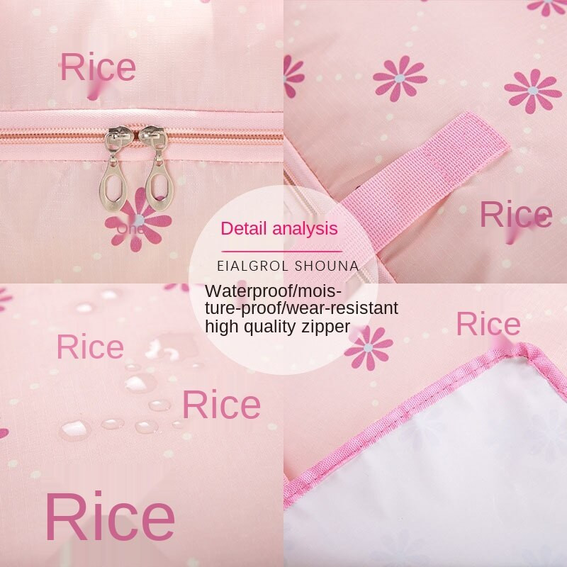 Παπλωματοθήκη ρούχων Τσάντα αποθήκευσης Oxford Υφασμάτινη Οργάνωση σπιτιού Θήκη κουβέρτας με προστασία από τη σκόνη Organizer κάτω από το κρεβάτι Συσκευασία Τσάντες Ντουλάπα