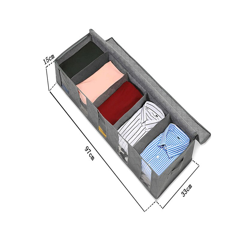 Cutie pliabilă pentru depozitare pat nețesut, geantă de depozitare pentru pilota pentru fereastră, dulap pentru haine rezistent la praf și umiditate