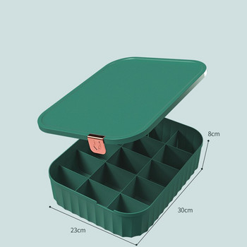 Лек луксозен чекмедже тип пластмасов контейнер за съхранение Органайзер за бельо гащи сутиен чорапи вратовръзка разделителна кутия Органайзер за шкаф