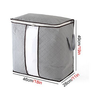 1 bucată dulap pungi de depozitare a hainelor, geantă cu fermoar respirabilă din fibră, pătură și organizator de haine.