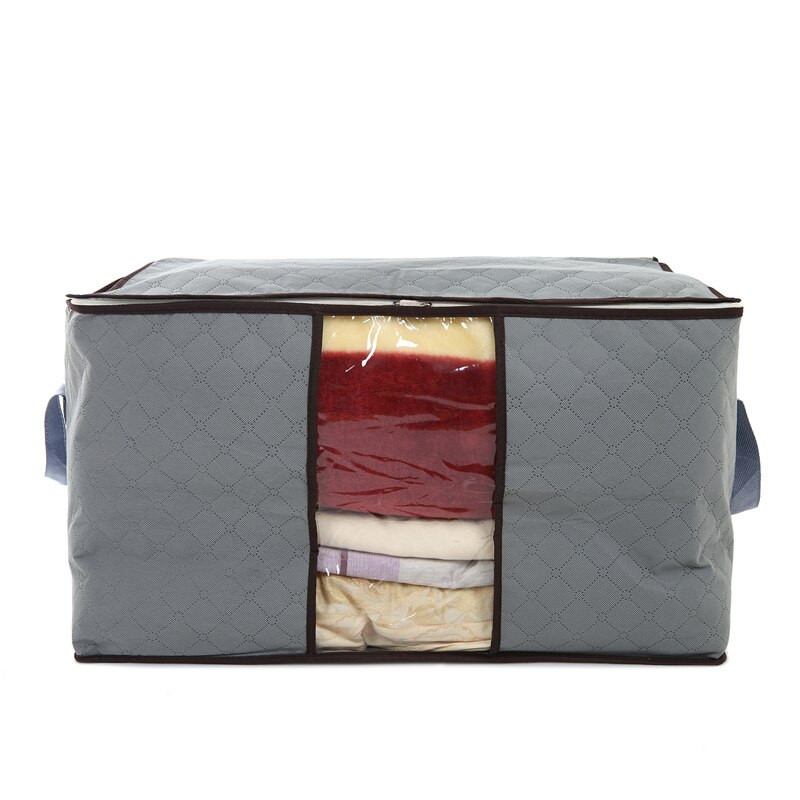 1 bucată dulap pungi de depozitare a hainelor, geantă cu fermoar respirabilă din fibră, pătură și organizator de haine.