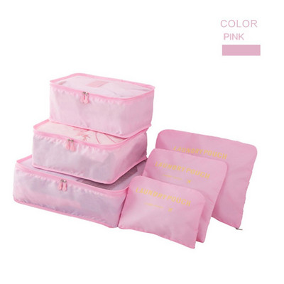 Putna torba za pohranu Set za odjeću Uredan organizator Ormar Kofer torbica Pakiranje Cube Travel Organizer torbica bolsa nepropusna
