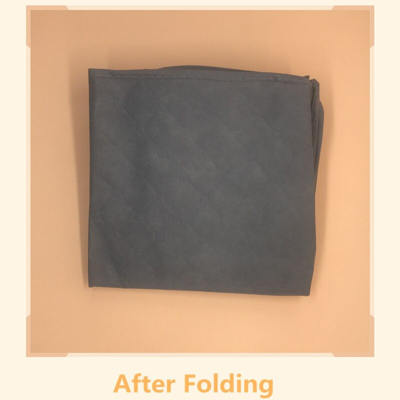 Cutie pliabilă portabilă de îmbrăcăminte cu desene animate, pernă pliabilă, cuvertură, pătură, garderobă, bunuri de uz casnic, depozitare sub pat, capacitate mare