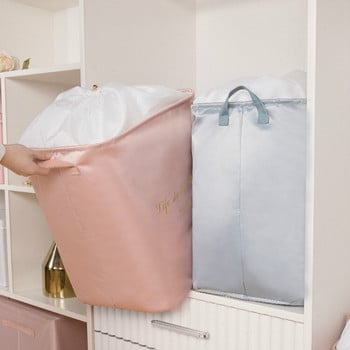Сгъваема чанта за съхранение на дрехи с шнур с голям капацитет под леглото Одеяло Възглавница Гардероб Органайзер Прахоустойчива торбичка Консумативи