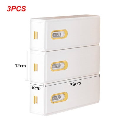 Sieninė apatinių drabužių laikymo dėžutė spintai 6 tinklelio apatinės kelnės kojinės liemenėlės skirstytuvas dėžutės erdvę taupantis stalčių organizatorius