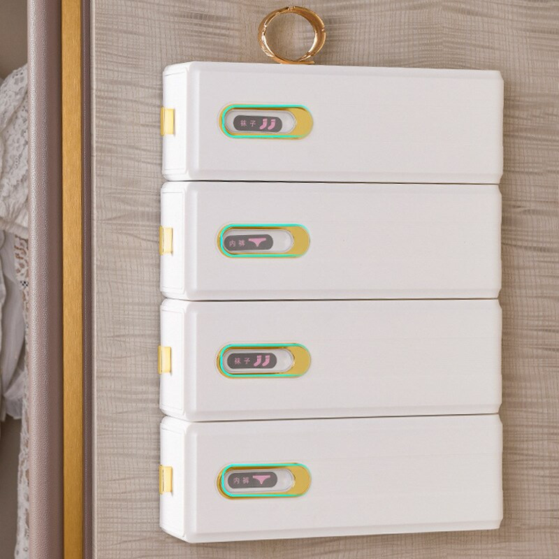 Sieninė apatinių drabužių laikymo dėžutė spintai 6 tinklelio apatinės kelnės kojinės liemenėlės skirstytuvas dėžutės erdvę taupantis stalčių organizatorius