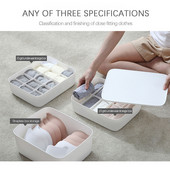 Kutije za pohranu donjeg rublja Grudnjaci Gaćice Čarape Majica Igračke Pregrada za ladice Ormarić Organizator Kutija za organizaciju kućnog ormara KI