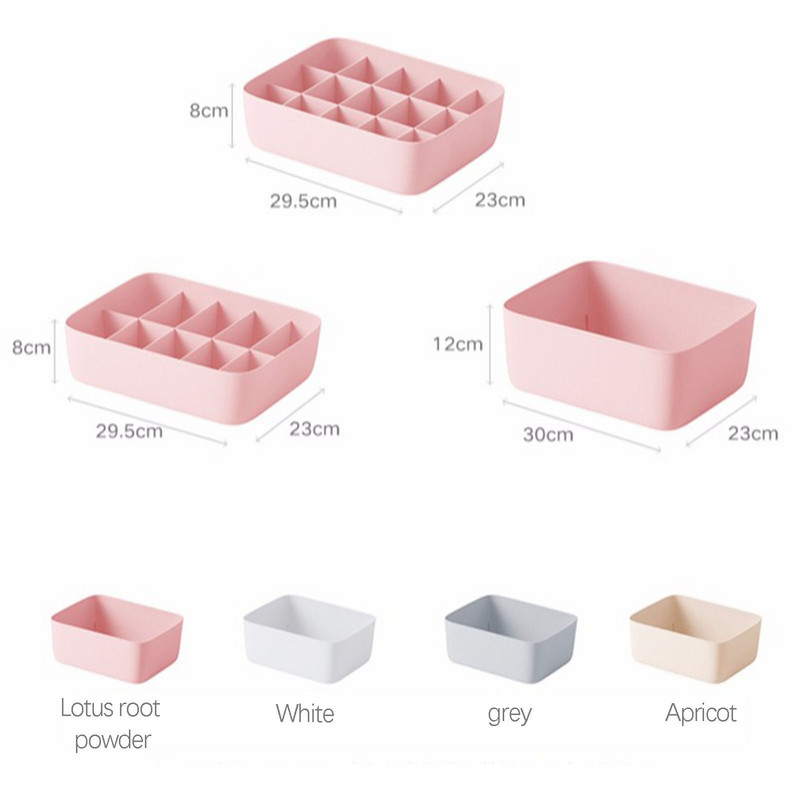 Cutii de depozitare pentru lenjerie de corp Sutien Chiloți Sosete Tricou Jucării Despărțitor sertar Dulap Organizator Dulap de acasă Cutie de organizare KI