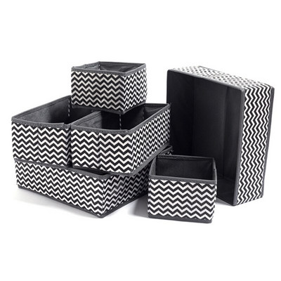 6 buc. Cutii de depozitare pentru lenjerie de corp