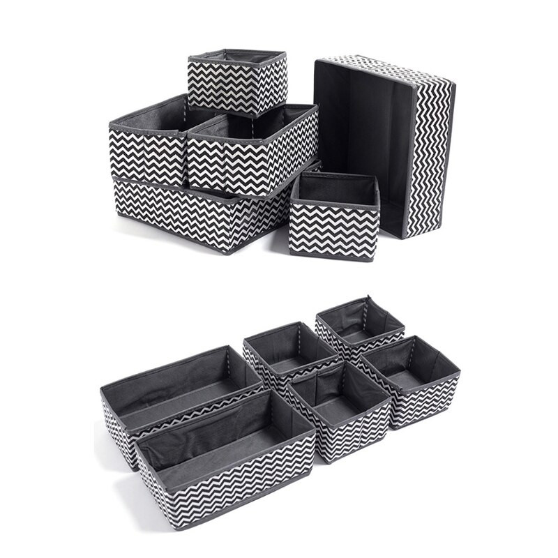 6 buc. Cutii de depozitare pentru lenjerie de corp