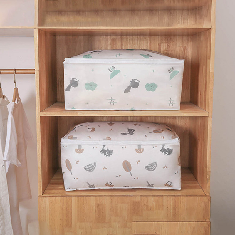 Nagy ruhák Paplan Tárolótáska Takaró Szekrény Pulóver Szervező Doboz Válogató tasakok Szekrény Konténer Utazási otthoni kellékek