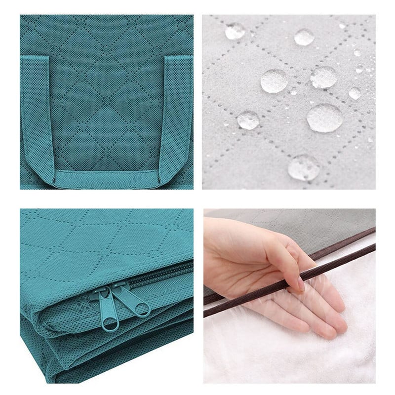 3 vnt. pakavimas antklodžių drabužių laikymo krepšys Neaustinis apdailos krepšys, kilnojamas antklodės drabužiai, pakavimas dulkių maišelis, bagažo krepšys