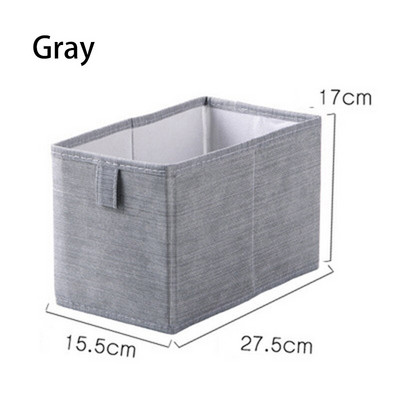 Sulankstoma apatinių drabužių laikymo dėžutė neaustinių drabužių žaislų laikymo dėžutė, taupanti vietą drabužių spintos stalčiaus apdailai